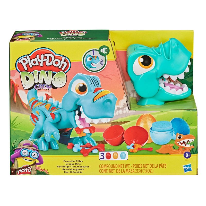 Play-Doh Dino Crew Crunchin&#39; T-Rex Toy with Eggs Great Easter Basket Stuffers, 1 of 13
