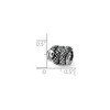 Black Bow Jewelry Sterling Silver Snake Bead Charm - 2 of 3