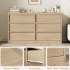 6 Drawer Dresser, 46.7" Wide Modern Double Dresser Organizer, Wooden Chest of Drawers, with Concave Handles, Large Storage, for Living Room - 3 of 4