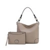 MKF Collection Viviana Vegan Leather Hobo Bag with Matching Wristlet by Mia K - 2 of 4