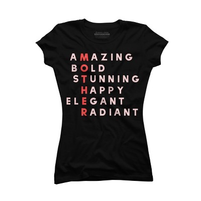 Junior's Design By Humans Mother's Day Amazing Mom Definition By programmerhumor T-Shirt