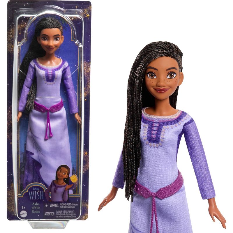 Disney Wish Asha of Rosas Posable Fashion Doll and Accessories, 1 of 8