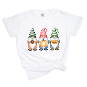 Simply Sage Market Fall Three Gnomes Garment Dyed Tee - 1 of 4