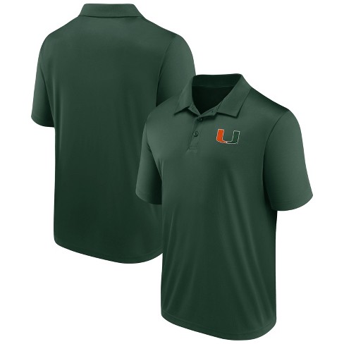 Ncaa Miami Hurricanes Men's Short Sleeve Polo T-shirt : Target