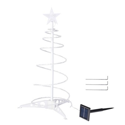 Yescom Munchkin 2ft Spiral Tree for Indoo forr Outdoor Holiday Christmas Decoration Warm White Yellow