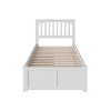 Platform Bed with Drawers & Footboard - Modern Bedroom Storage Solution - 2 of 2