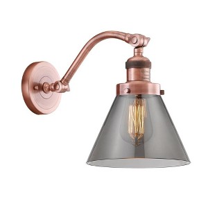 Cone - 1 Light Wall Sconce In Industrial Style-11.5 Inches Tall and 8 Inches Wide - 1 of 1