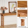 Resenkos Entryway Table, Console Sofa Table,70.9" Console Table, Wood Sofa Table Behind Couch Brown - 3 of 4