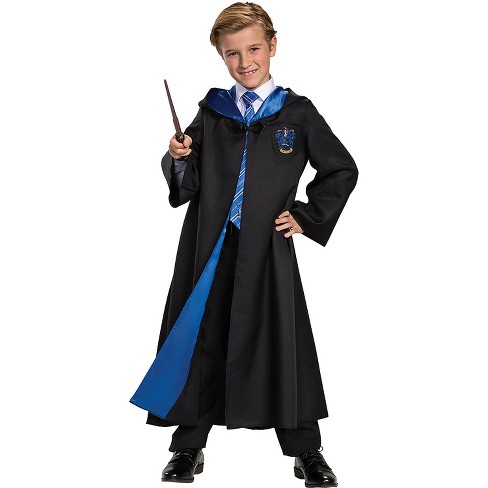 Kids' Deluxe Harry Potter Ravenclaw Robe Costume - Size 4-6 - Black ...