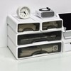 YIYIBYUS Stackable Office Storage Box with 4 Drawers, Desk Organizer - 2 of 4