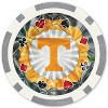 MasterPieces Casino Style 20 Piece 11.5 Gram Poker Chip Set NCAA Tennessee Volunteers Silver Edition - 3 of 3
