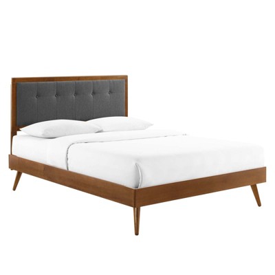 Modway Willow Queen Wood Platform Bed With Splayed Legs