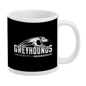 University of Indianapolis Secondary Logo Ceramic Coffee Mug Novelty Gift Mugs for Coffee Tea and Hot Drinks 11oz White - 1 of 4