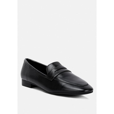 Женские туфли Rag & Co Womens Liliana Classic Leather Penny Loafers 6