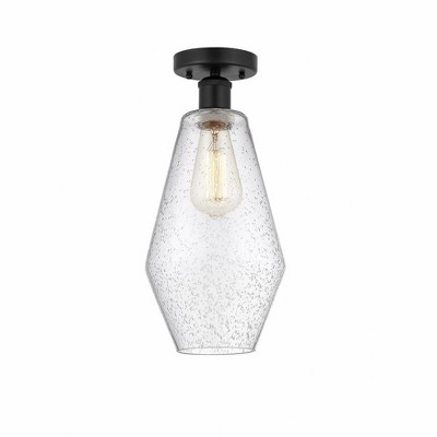Cindyrella - 1 Light Semi-Flush Mount In Nautiical Style-14.75 Inches Tall and 7 Inches Wide