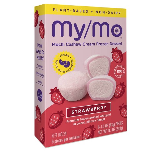 My Mo Mochi Non Dairy Frozen Dessert Strawberry 6ct Target