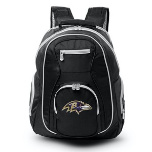 NFL Baltimore Ravens Colored Trim 19" Laptop Backpack - 1 of 1