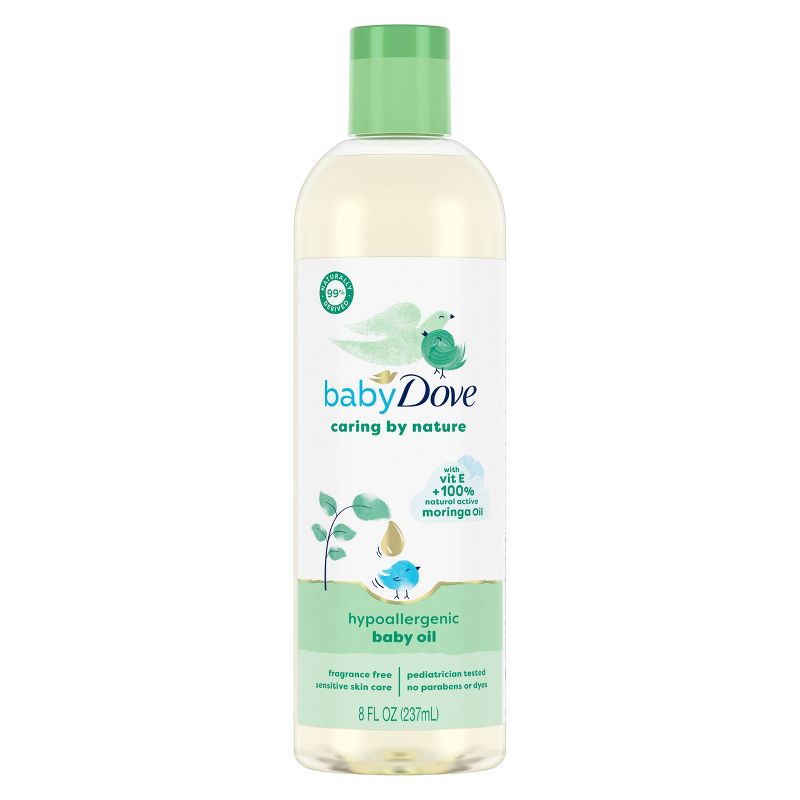 Baby Dove Caring by Nature Hypoallergenic Baby Oil - 8 fl oz, 3 of 11