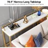 Tribesigns 70.9" Long Sofa Table, Narrow Entryway Console Table for Living Room - 4 of 4