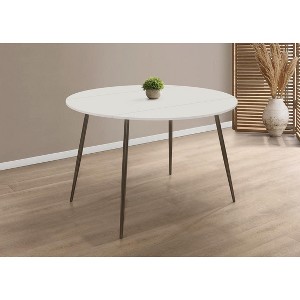 Home Design Lattice Dining Table, Light Gray / Gray - 1 of 4