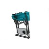DOMETOUR Camping Directors Chair, Heavy Duty,Oversized Portable Folding Chair with Side Table, Pocket for Beach, Fishing,Trip,Picnic,Lawn 
Blue - 3 of 4