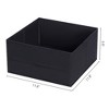 Unique Bargains Shelves Closet Fabric Storage Bin for Organizing Clothes Books 1 Pc - 4 of 4
