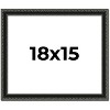 PosterPalooza | Antique Black Picture Frame - UV Acrylic, Backing Board, Hanging Hardware Included - 2 of 4