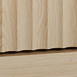 wood color w/ 3 drawer(2pcs)