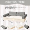 Hooseng Modular Kids Play Couch, Corduroy Versatile Fold-Out Baby Floor Sofa, Convertible Kid Sofa For Boys & Girls - 2 of 4