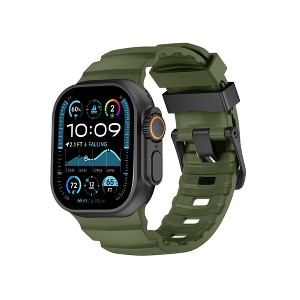 Nimbus9 RidgeFit Rugged Sport Band for Apple Watch 44/45/46/49mm - Green - 1 of 2