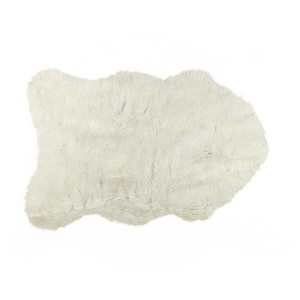 Luxe Gordon Faux Sheepskin Single Rug | 2'x3' - 1 of 4
