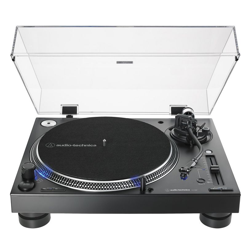 Audio-Technica AT-LP140XP-BK Direct-Drive Professional DJ Turntable (Black), 1 of 7