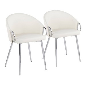 Claire Contemporary and Glam Dining Chair - LumiSource - 1 of 4