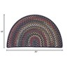 Colonial Mills Wayland Slice Area Rug - Navy 18"x30" - 2 of 2