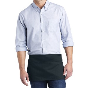 Mafoose Men's Versatile Three-Pocket Waitstaff Durable Apron - 1 of 4