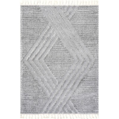 Nuloom Risette Geometric Shag Tassel Area Rug