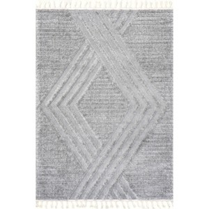 Nuloom Risette Geometric Shag Tassel Indoor Area Rug - 1 of 4