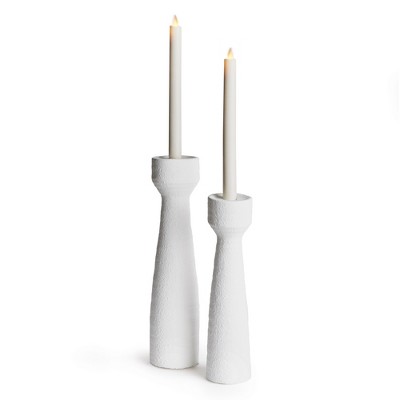 Plum & Post Colton Taper Candle Holder Stands Set of 2