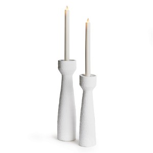 Plum & Post Colton Taper Candle Holder Stands Set of 2 - 1 of 4