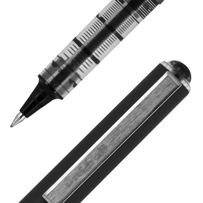 Uni Vision Rollerball Pen Micro Point Black Ink Dozen (60106), 4 of 10