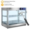 ROVSUN Commercial Food Warmer Display Electric Countertop Food Pizza Warmer with LED Removable Shelves Glass Door - 4 of 4