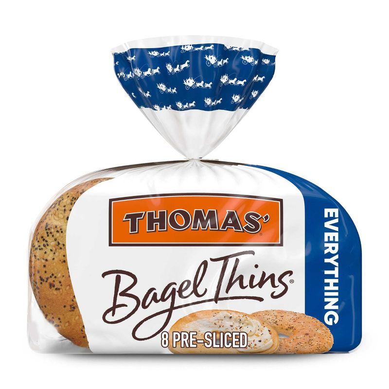 Thomas&#39; Everything Bagel Thins - 13oz/8ct, 1 of 10