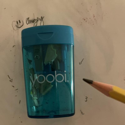 Two Hole Pencil Sharpener Aqua - Yoobi™ : Target