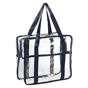 Unique Bargains Large PVC Zipper Makeup Bags and Organizers 1 Pc - 1 of 4