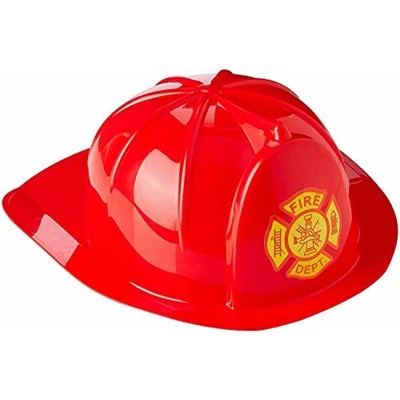 Dress Up America Fireman Helmet - Firefighter Hat - Adult - Red : Target