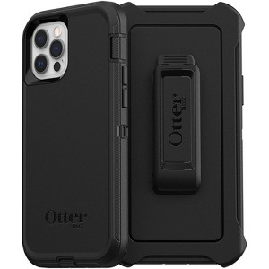 OtterBox DEFENDER SERIES case for iPhone 12 Pro - Black (77-65401) - Refurbished - 1 of 4