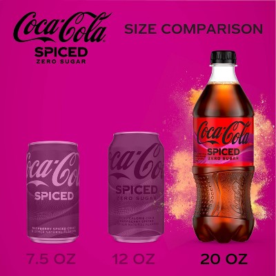 Coca-Cola Spiced Zero Sugar - 20 fl oz Bottle_0