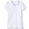 Lands' End Kids Short Sleeve Peter Pan Collar Polo Shirt - 2 of 3