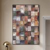 Art Remedy Brown Squares Brown Earthy Abstract Wall Art Framed - 2 of 4