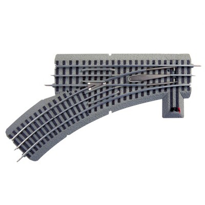 Lionel Trains O-Gauge Fastrack O36 Manual Left Hand Switch Track Piece w/ Curve